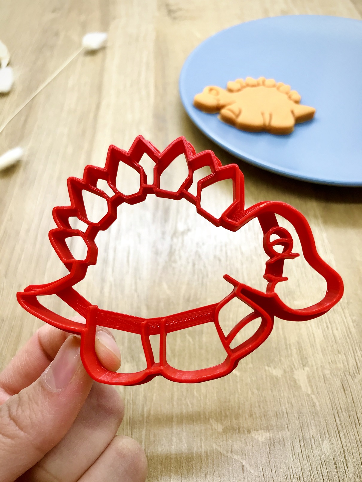 Stegosaurus Dinozor Kurabiye Kalıbı Cestopieno